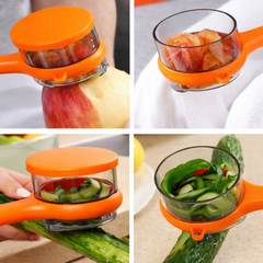 Peeler with Box – Safe Vegetable &  Fruit Peeler with Collection Container - Habitt
