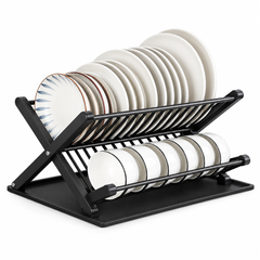 Assorted Dish Drying Rack with Steel Pipes
