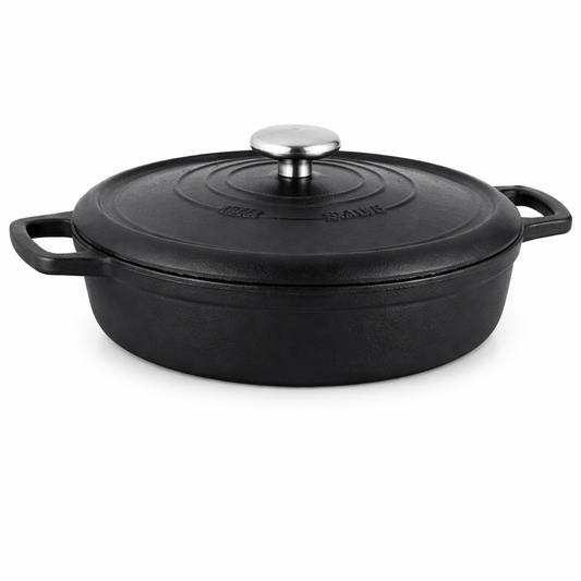 Casta Grill Low Casserole 26x7 cm – Black - Habitt