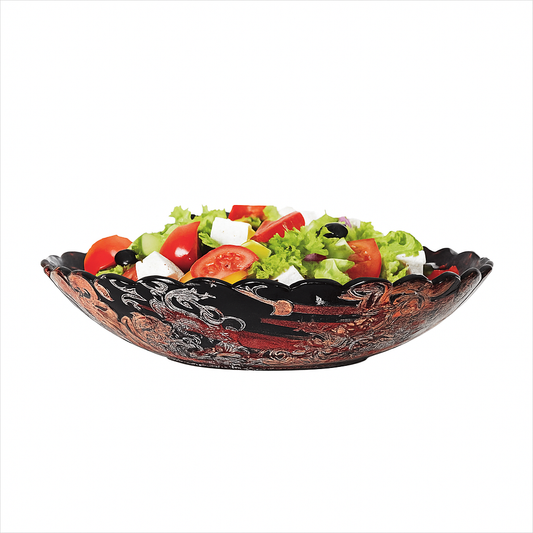 Majestic Bowl (Black) – Decorative Serving Bowl - Habitt