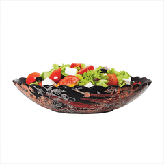 Majestic Bowl (Black) – Decorative Serving Bowl - Habitt