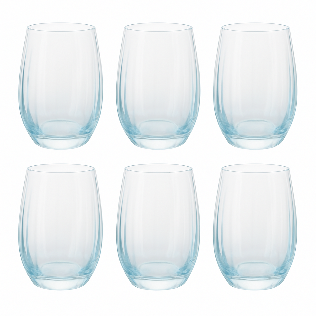 Clear Tumbler 380 ml – Set of 6 - Habitt