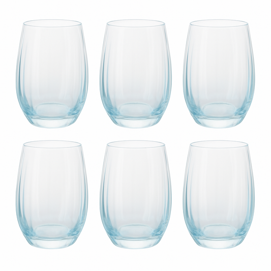 Clear Tumbler 380 ml – Set of 6 - Habitt