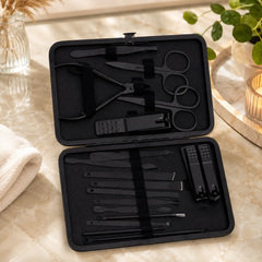 18-Piece Professional Manicure and Pedicure Nail Care Kit