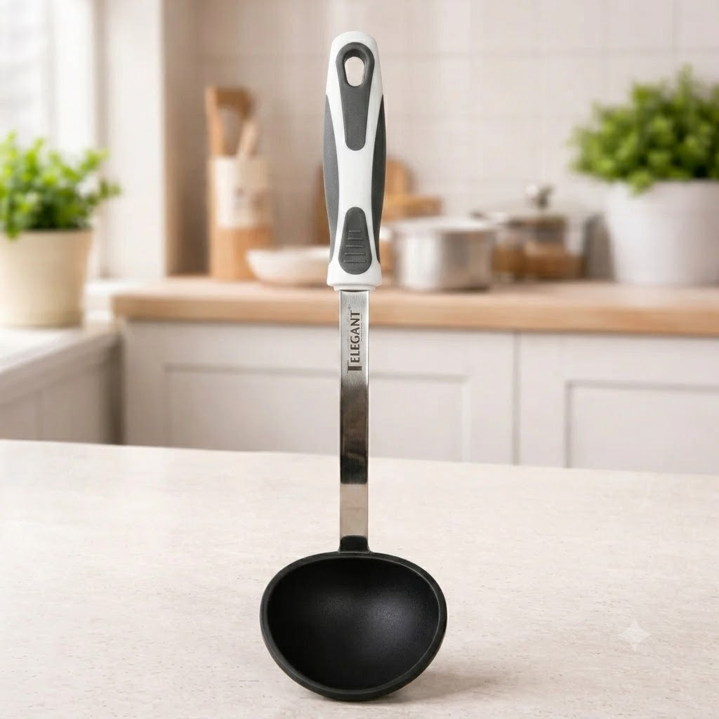 Elegant Nylon Spoon Bowl Cooking Spoon for Kitchen Use