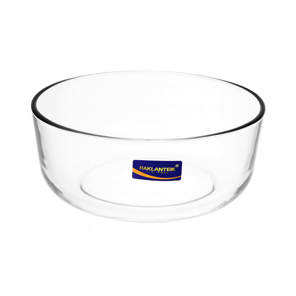 3-Piece Clear Glass Bowl Set – 1215 ml Durable Multi-Purpose Mixing & Serving Bowls - Habitt