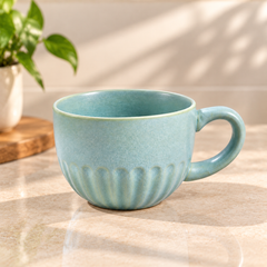 Ceramic Mug Sea Green | Stylish Coffee & Tea Cup