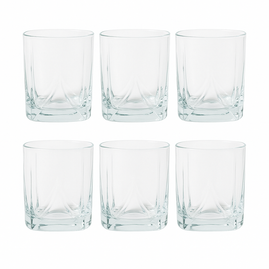 Premium Textured Tumbler Glass 290 ml - Habitt