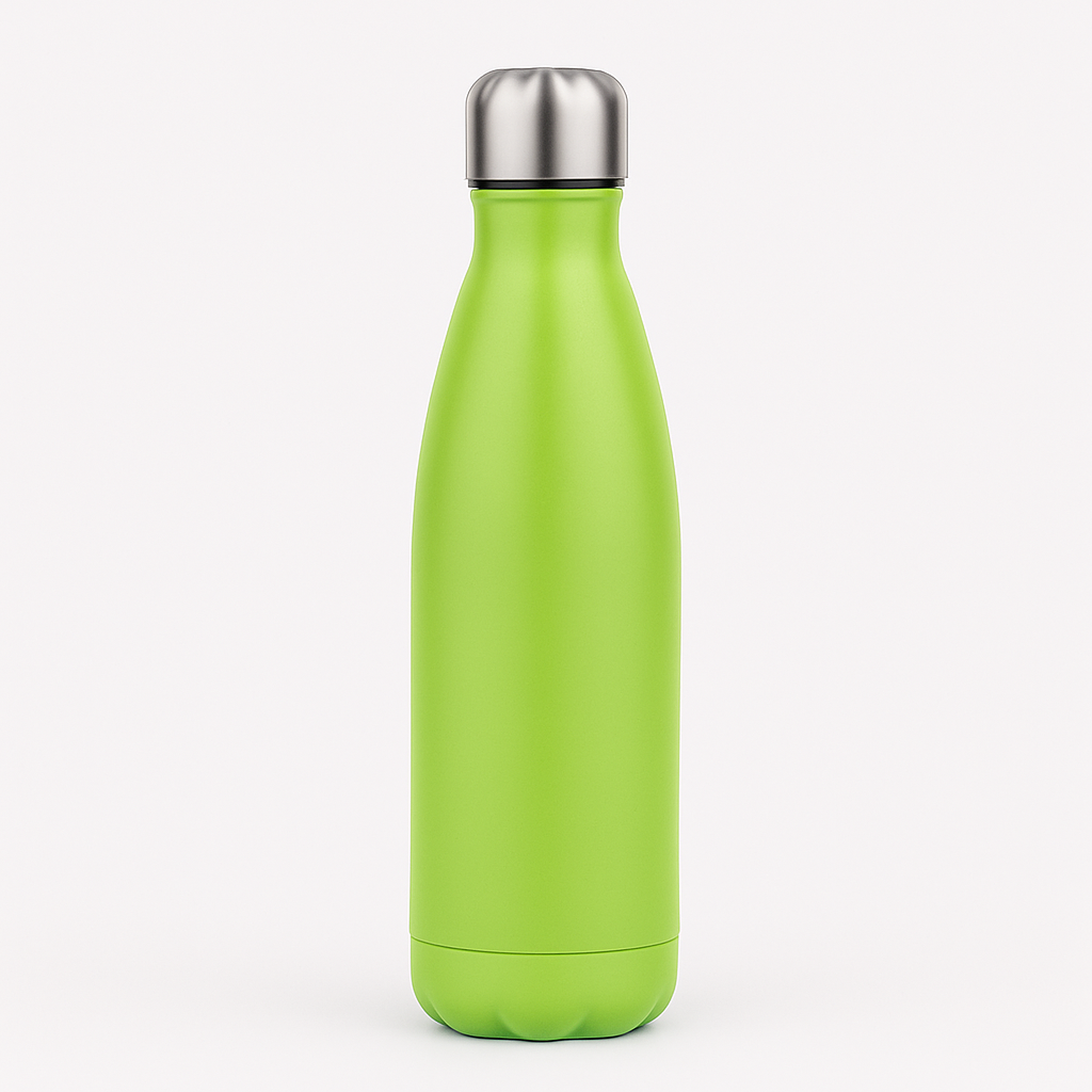 1Pc Water Bottle – 500ml Assorted | Reusable Bottle with Protective Sleeve & Leak-Proof Lid - Habitt