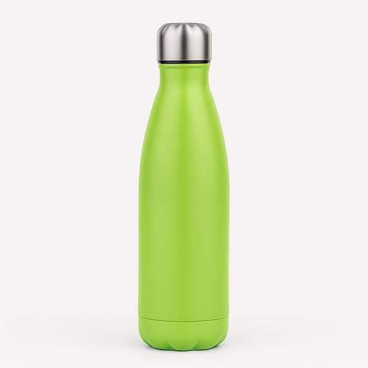 1Pc Water Bottle – 500ml Assorted | Reusable Bottle with Protective Sleeve & Leak-Proof Lid - Habitt
