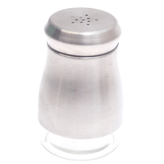 Single Salt Jar with Brushed Stainless Steel Body - Habitt