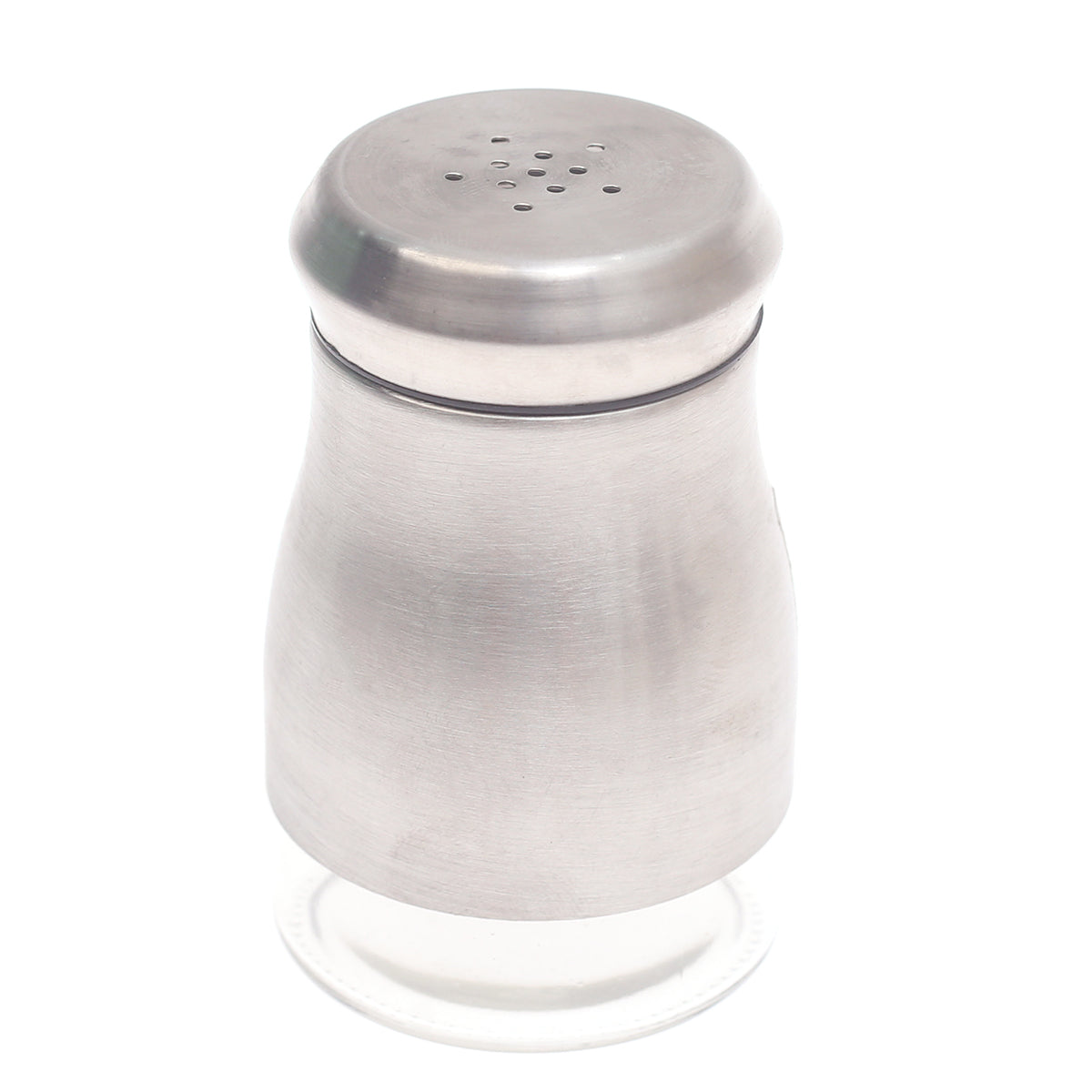 Single Salt Jar with Brushed Stainless Steel Body - Habitt
