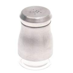 Single Salt Jar with Brushed Stainless Steel Body - Habitt