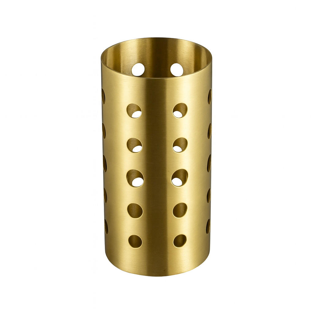 Round Chopstick Holder Barrel 10×15cm – Cutlery & Utensil Organizer - Habitt