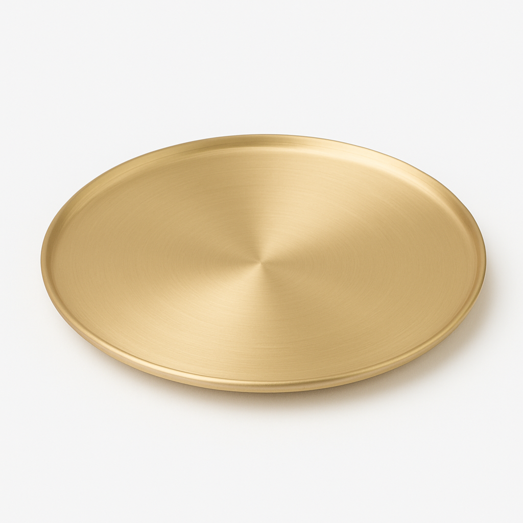 Straight Tray Gold – Elegant Serving &amp; Decorative Tray (30×2.8cm) - Habitt