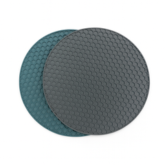 Round Silicone Trivet Pads – Heat-Resistant Non-Slip Mats for Hot Pots, Pans & Dishes (Set of 2) - Habitt