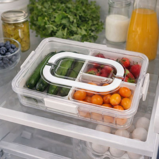 Multi-Compartment Food Storage Box – 3 Portion & 8 Portion Options - Habitt