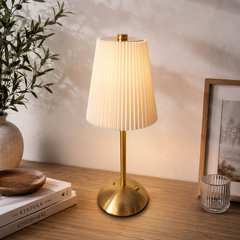 Umbrella Table Lamp – Black,  White & Transparent