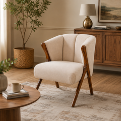 Clara Accent Chair or Puff