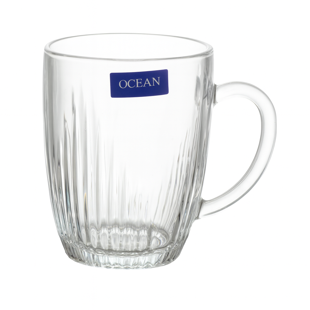 520 ml Premium Glass Juice Mug – Heavy-Duty Beverage Mug Set of 6 for Juice, Water, Shakes & Daily Use - Habitt