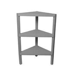 Max Corner Rack – 3-Tier Multipurpose Plastic Shelf for Home & Office Storage - Habitt
