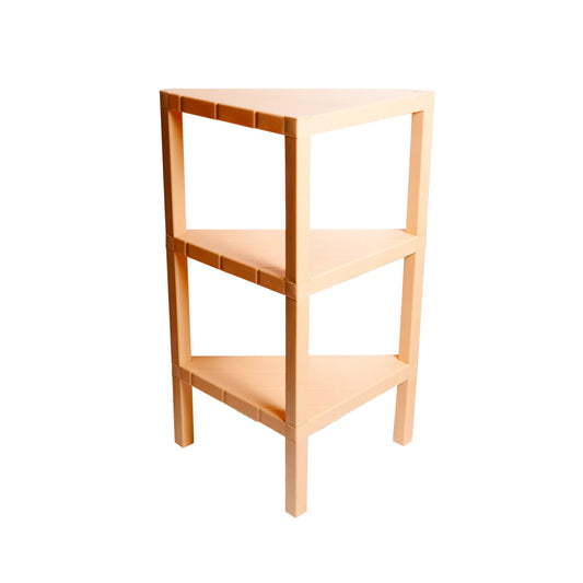 Max Corner Rack – 3-Tier Multipurpose Plastic Shelf for Home & Office Storage - Habitt