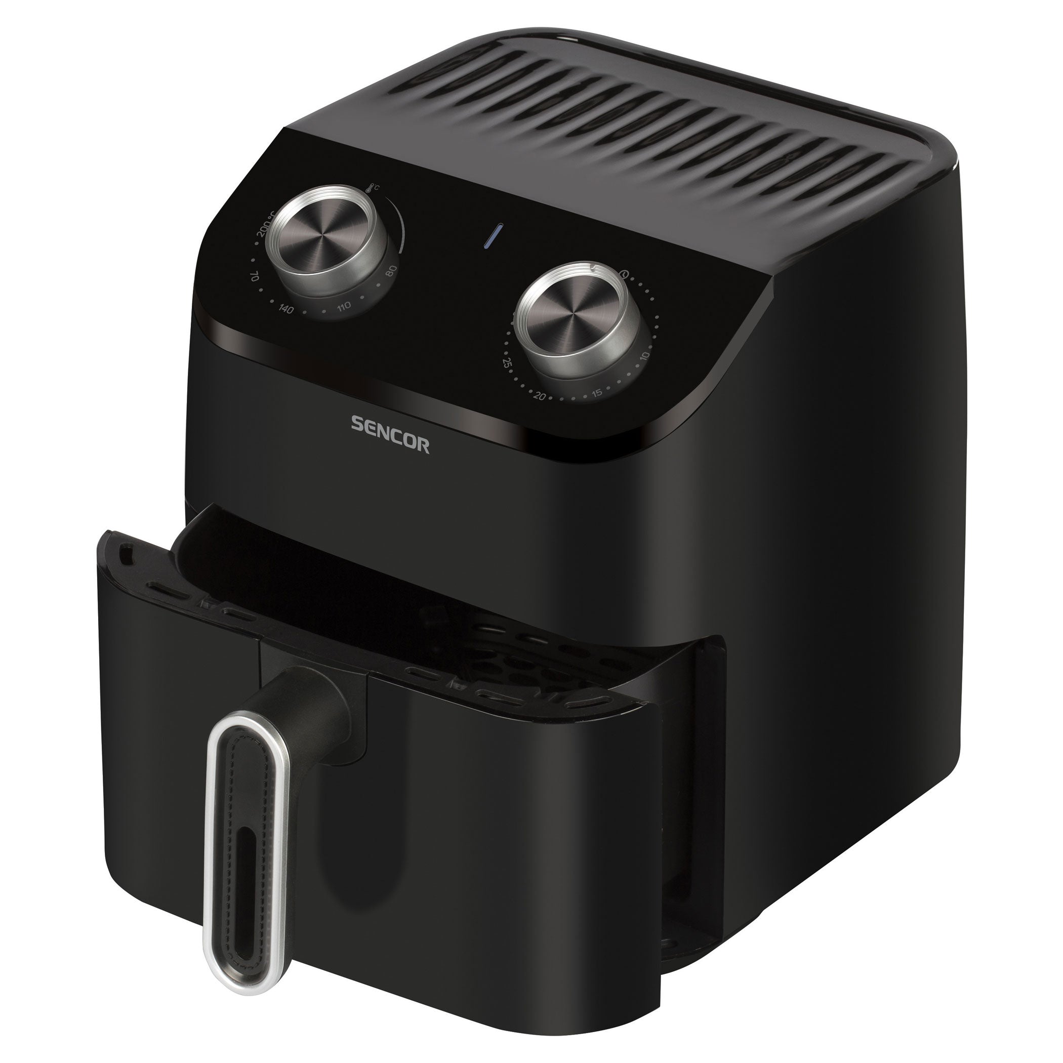 Air Fryer SFR4500BK 4.5L Manual Air Fryer 1350W with Adjustable Temperature – Compact Oil-Free Cooker - Habitt