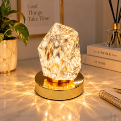 Crystal Lamp Geode – Elegant Decorative Table Lamp