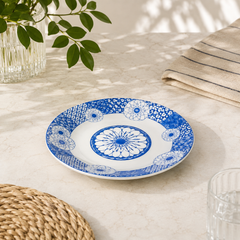 Blue Print Quarter Plate