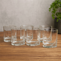 Clear  Tumbler 355 ml – Set of 6 - Habitt