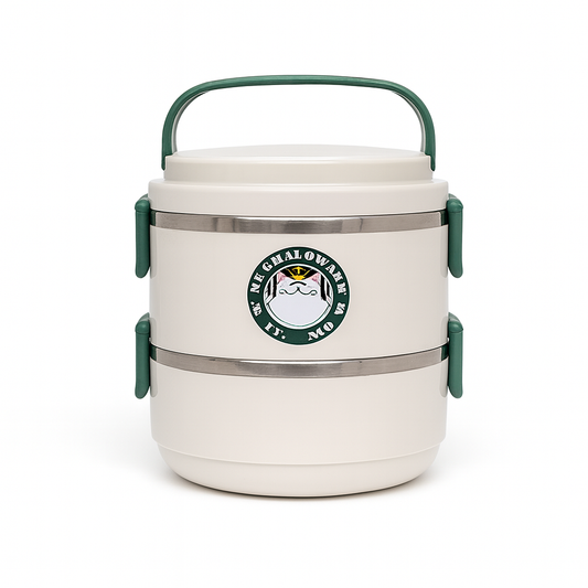 2-Layer Insulated Lunch Box – Portable Food Storage Container - Habitt