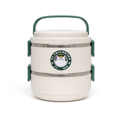 2-Layer Insulated Lunch Box – Portable Food Storage Container - Habitt