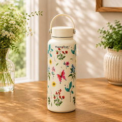 Assorted T.Trek Botanic S. Bottle 950ML – Floral Insulated Water Bottle