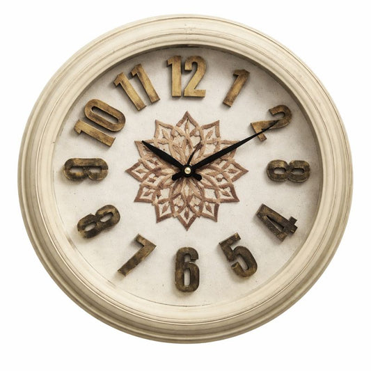 Heritage Wall Clock Sunrise 3D – 18 Inch Elegant Decorative Wall Clock (Plastic) - Habitt
