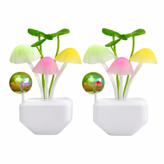 1 Pc LED Flower Lamp | Decorative USB Night Light for Bedroom & Home Décor - Habitt