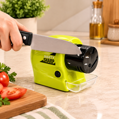 Stage Kitchen Knife Sharpener – Green Manual Knife Sharpening Tool