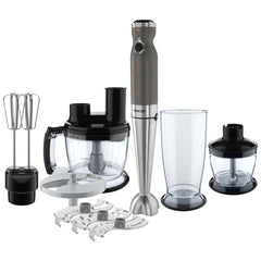 Sencor SHB 5501CH 9-In-1 Hand Blender 1000W with Titanium Quad Blade & 20-Speed Control - Habitt