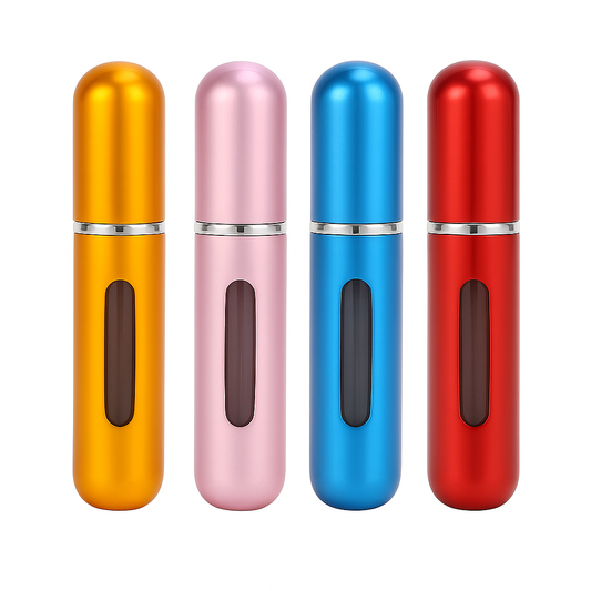 1Pc 10ml Perfume Refill Bottle (Assorted)– Portable Travel Spray Atomizer (Assorted Colors) - Habitt
