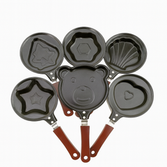 1Pc Mini Fry Pan (Assorted)– Non-Stick Cute Shape Pans - Habitt