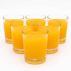Deli Glassware Tumbler Glass Set 225ml (Y75088) – 6-Piece Clear Drinking Glasses - Habitt