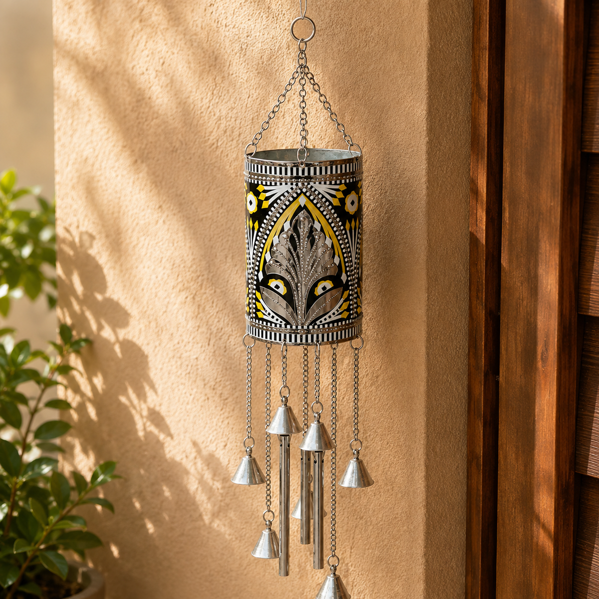Chamakpatti Wind Chime T Art – Colorful Pakistani Truck Art Decorative Hanging Chime
