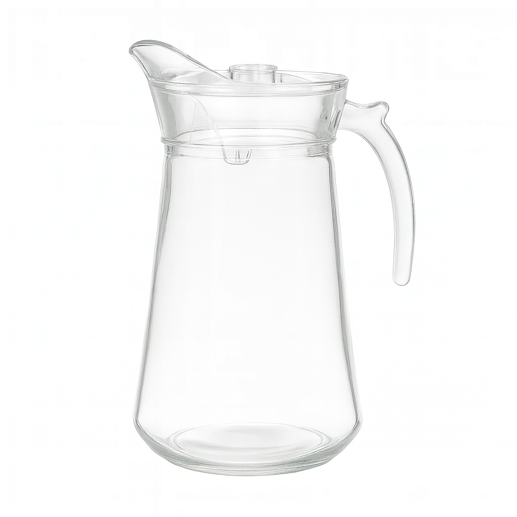 Classic Tapered Clear Glass Jug – 1 Piece (1700 mL) - Habitt