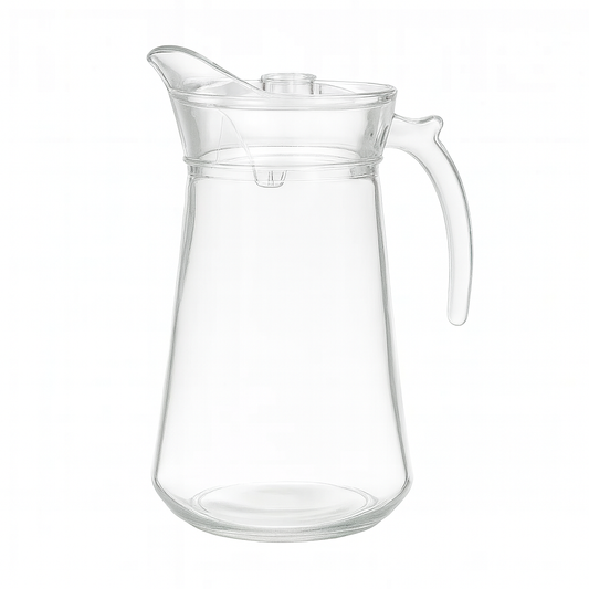 Classic Tapered Clear Glass Jug – 1 Piece (1700 mL) - Habitt