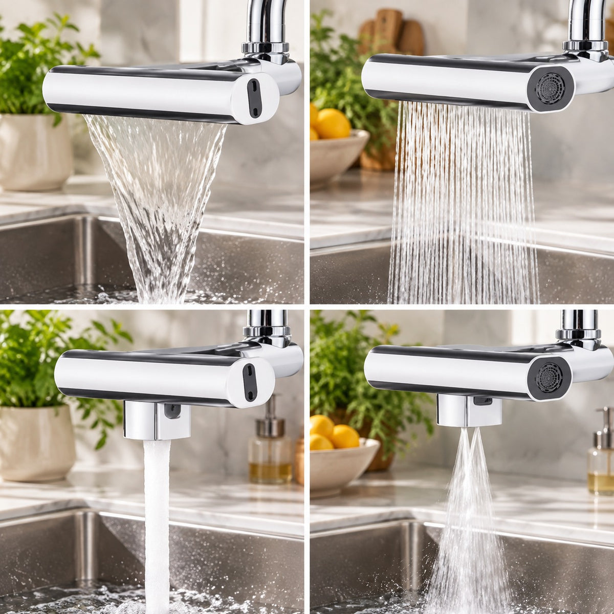4 In 1 Kitchen Sink Faucet Shower | Multi Function Tap Attachment
