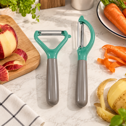 Pack of 2 Kitchen Peelers Assorted – Vegetable & Fruit Peeling Tools