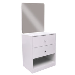 Elden White Dresser With  Mirror