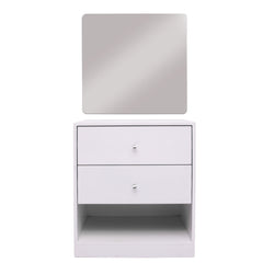Elden White Dresser With  Mirror