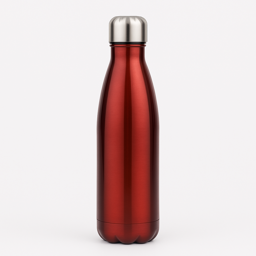 1Pc Water Bottle – 500ml Assorted | Reusable Bottle with Protective Sleeve & Leak-Proof Lid - Habitt