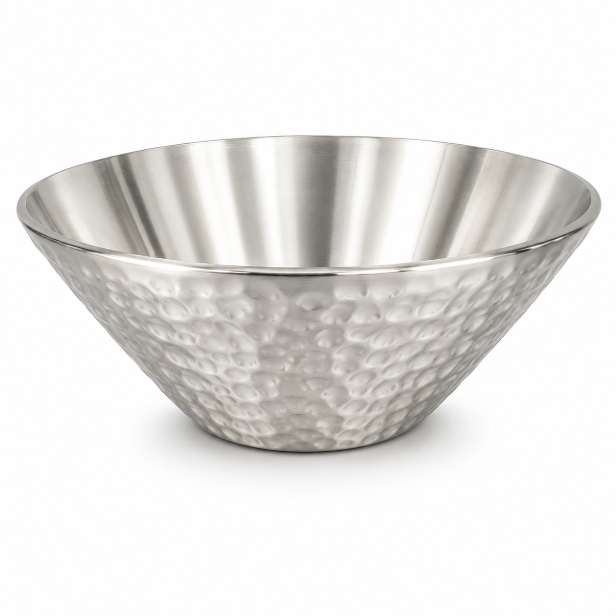 New Style Hammered Gravy Bowl – Silver