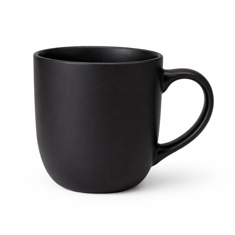 Ceramic Matte Mug – Minimalist Tea & Coffee Cup (Blue / Black) - Habitt